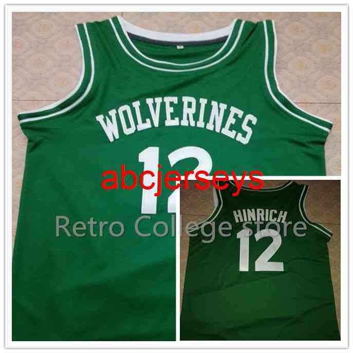 12 KIRK HINRICH Michigan Wolverines Throwback Basketball Jerseys Double Stitched Embroidery Jersey, Green
12 KIRK HINRICH Michigan Wolverines Throwback Basketball Jerseys Double Stitched Embroidery Jersey, Green