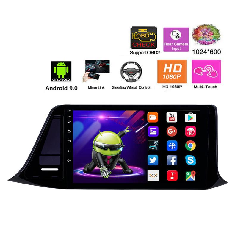 Car DVD Video Player for Toyota C-HR 2018-2019 RHD USB AUX Support Carplay TPMS 9 Inch Android 10 HD