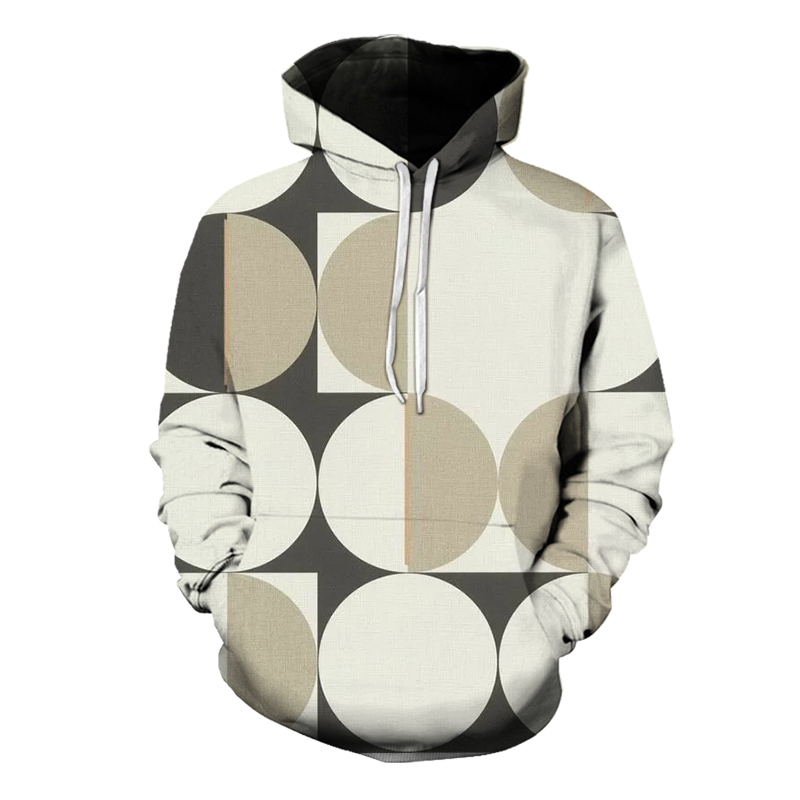 Small circle pattern men's 3D printing hoodie drawstring round neck high quality American sweatshirt autumn and winter, Black
Small circle pattern men's 3D printing hoodie drawstring round neck high quality American sweatshirt autumn and winter, Black