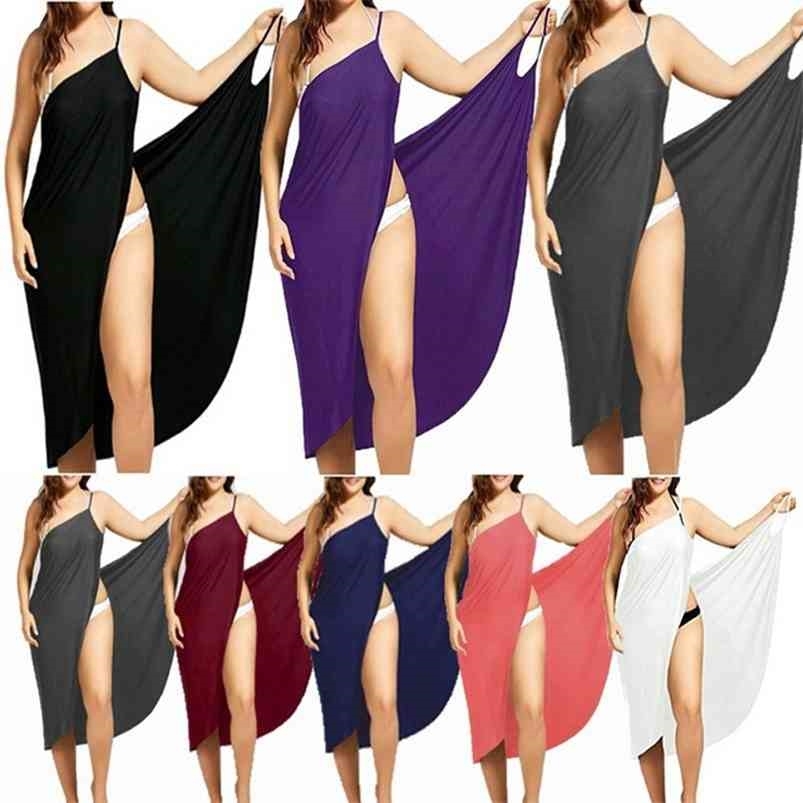 Women Beach Dress Sexy Sling Wear Sarong Bilini Cover Up Warp Pareo es Backless Swimwear Femme 5XL Plus Size stripe 210701, White
Women Beach Dress Sexy Sling Wear Sarong Bilini Cover Up Warp Pareo es Backless Swimwear Femme 5XL Plus Size stripe 210701, White