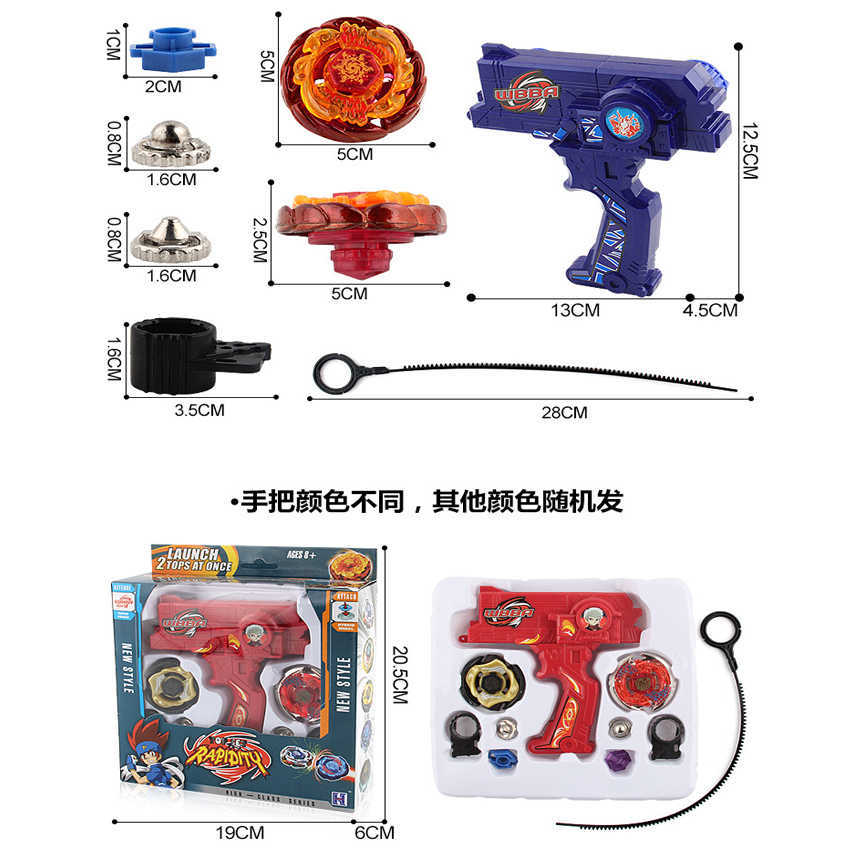 Bey blade Metal Fusion Toys For Sale Spinning beyblade Set ,gyroscope Toy with Dual Launchers,Hand Tops 210803