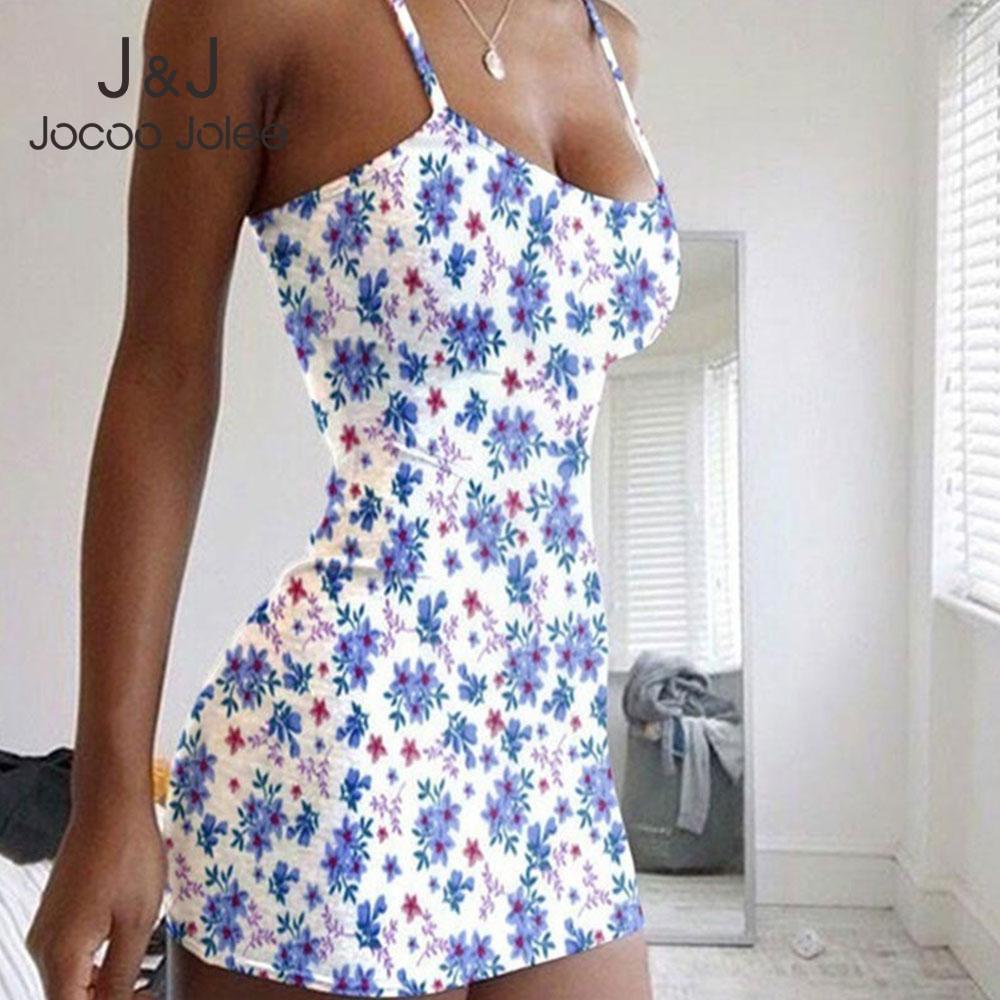Jocoo Jolee Casual Boho Floral Print Mini Dress Women Sexy Strap Slim Bodycon A Line Dress Summer Party Beach Sundress 210518, Camouflage-blue
Jocoo Jolee Casual Boho Floral Print Mini Dress Women Sexy Strap Slim Bodycon A Line Dress Summer Party Beach Sundress 210518, Camouflage-blue