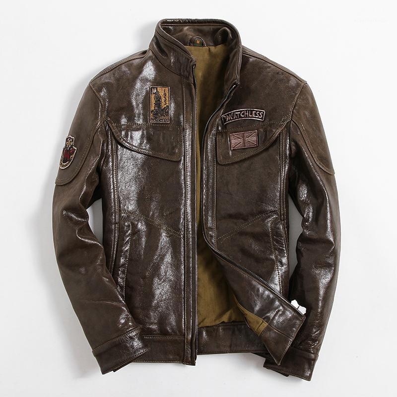 Men's Leather & Faux Real Jacket Men Clothes 2021 Streetwear Fashion Mens Sheepskin Coat Slim Fit Moto Biker Genuine 6001, Green
Men's Leather & Faux Real Jacket Men Clothes 2021 Streetwear Fashion Mens Sheepskin Coat Slim Fit Moto Biker Genuine 6001, Green