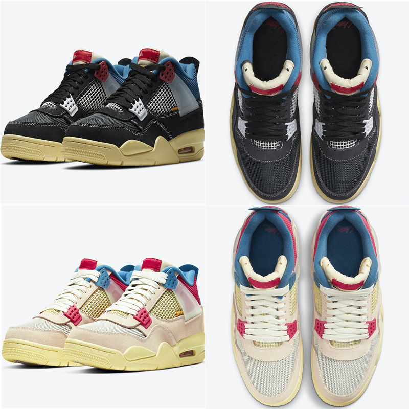 Union x Jumpman 4 Basketball Designer Shoes Guava Ice Off Noir Pushed Back Trainers Sports Sneakers Size EU40-47.5, Clear
Union x Jumpman 4 Basketball Designer Shoes Guava Ice Off Noir Pushed Back Trainers Sports Sneakers Size EU40-47.5, Clear
