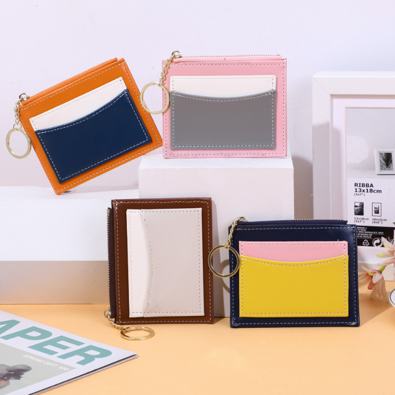 Men and women mini ID card business credit card holder PU leather ultra-thin bank card box storage bag zipper neutral
Men and women mini ID card business credit card holder PU leather ultra-thin bank card box storage bag zipper neutral