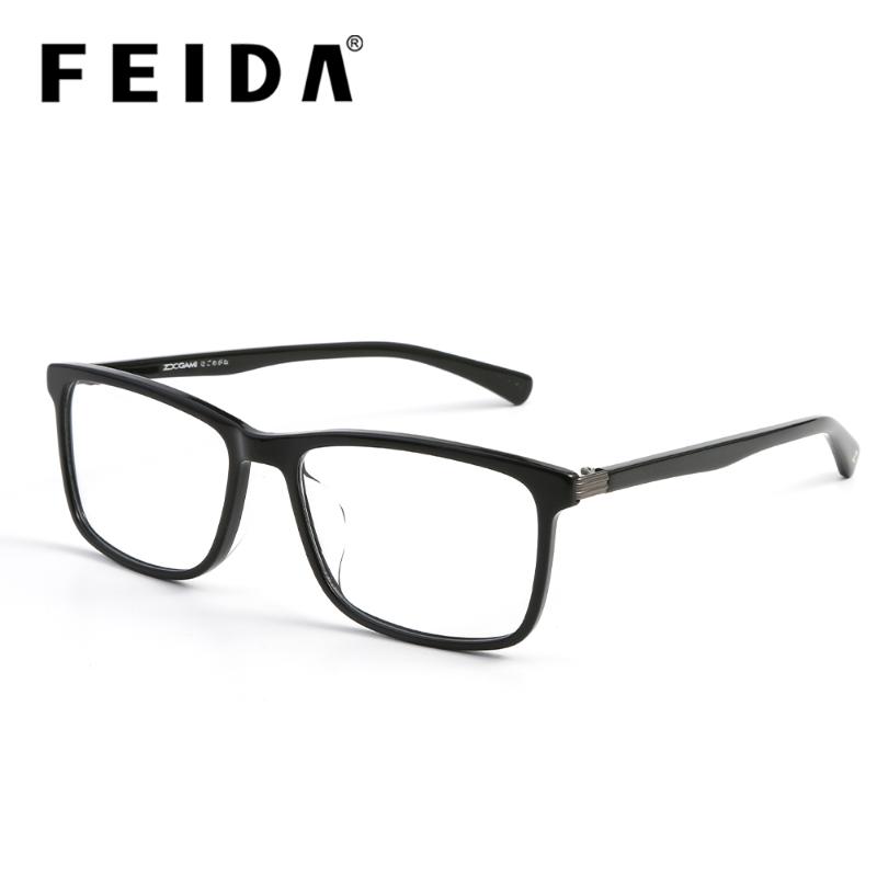 Fashion Sunglasses Frames FEIDA Eyeglasses Men Women Gafas Acetate Hinge Male Fashionable Spectacle Optical Glasses Black Eyewear
Fashion Sunglasses Frames FEIDA Eyeglasses Men Women Gafas Acetate Hinge Male Fashionable Spectacle Optical Glasses Black Eyewear