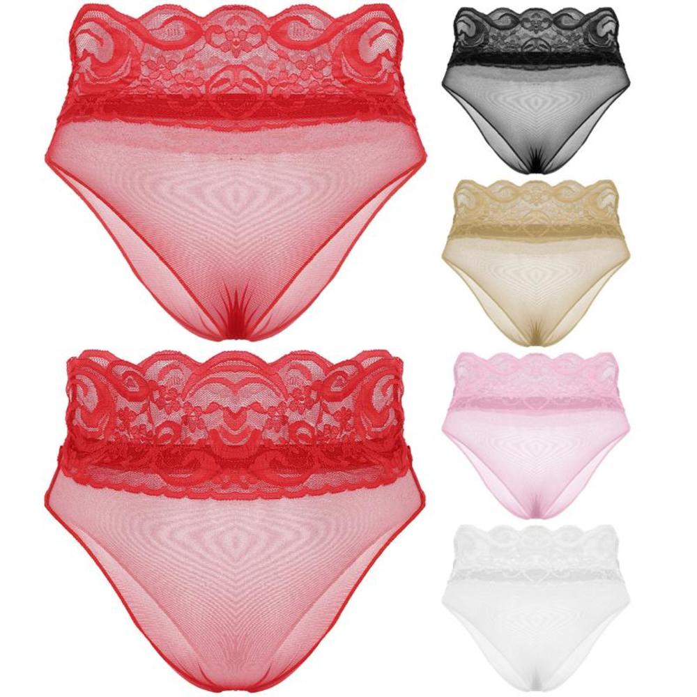 iEFiEL Female Womens Ultra-Thin See Through Sheer Mesh Lingerie Elastic Low Waist With Lace Waistband Briefs Underwear, Black;pink
iEFiEL Female Womens Ultra-Thin See Through Sheer Mesh Lingerie Elastic Low Waist With Lace Waistband Briefs Underwear, Black;pink