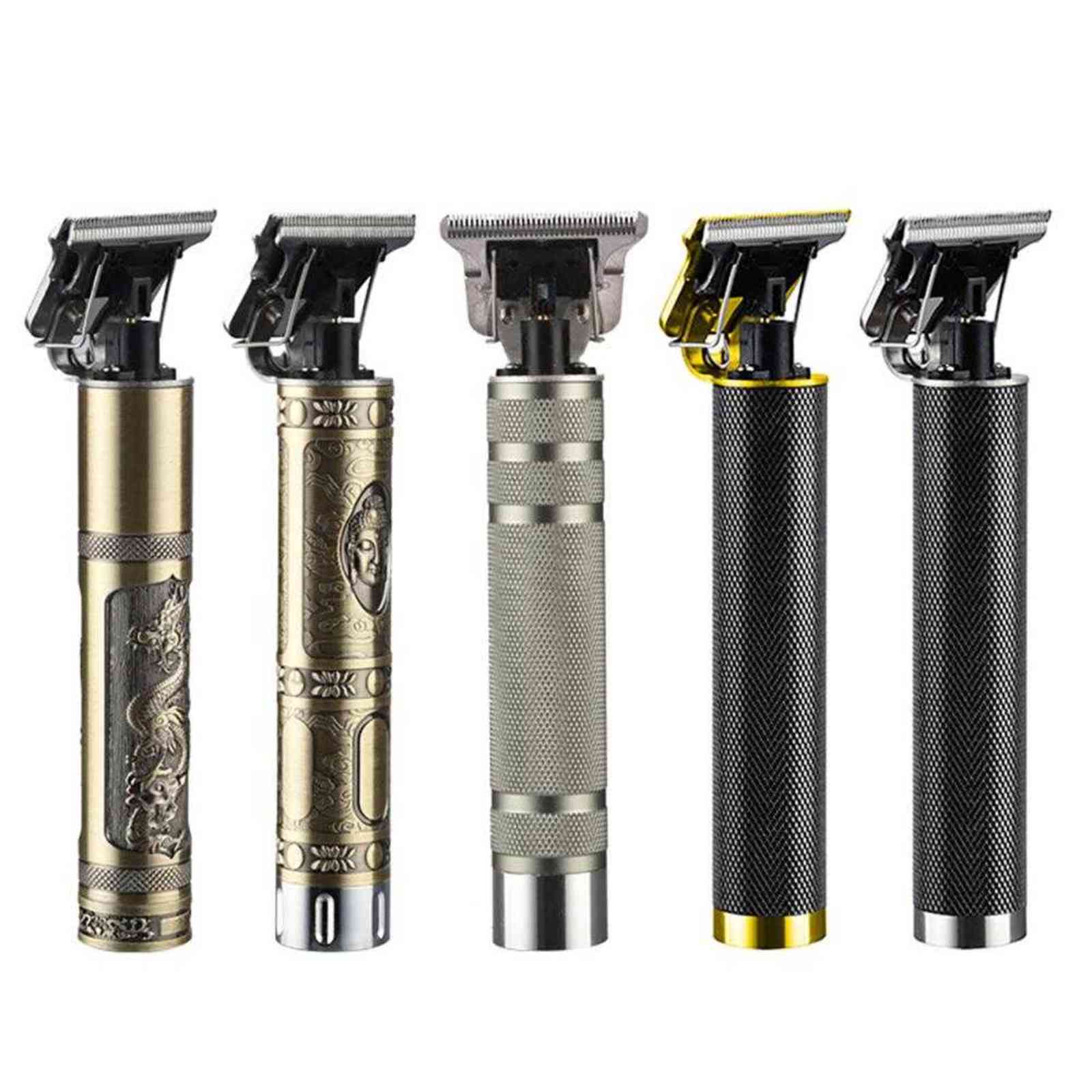 Electric Hair Clipper Barber Hair Trimmer for Men Rechargeable T Bald Head 0mm Haircut Hair Cutting Machine Beard Trimmer Shaver G1116