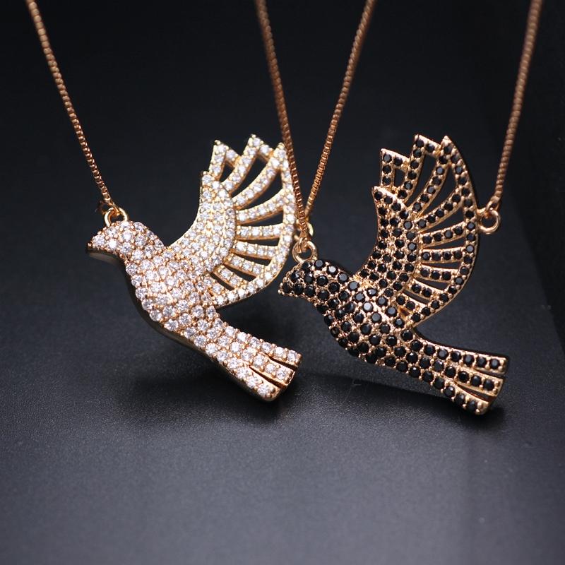 Pendant Necklaces Charm Bird Necklace For Women Prave Black And White Cubic Zirconia Pendants Female Fashion Jewelry Gift
Pendant Necklaces Charm Bird Necklace For Women Prave Black And White Cubic Zirconia Pendants Female Fashion Jewelry Gift