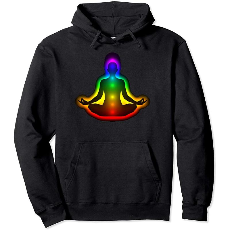 Men's Hoodies & Sweatshirts 7 Chakra Retro Yoga Art Spiritual Meditation Pullover Hoodie, Black
Men's Hoodies & Sweatshirts 7 Chakra Retro Yoga Art Spiritual Meditation Pullover Hoodie, Black