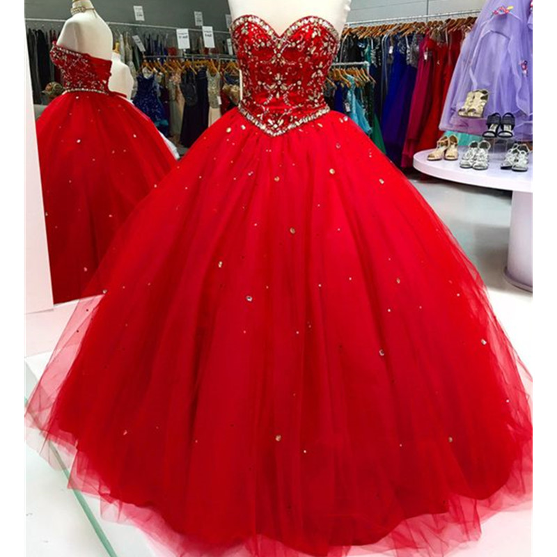 Red Quinceanera Dresses Sweetheart Crytal Prom Party Sweet 16 Ball Gown Plus Size Prom Party Gowns, Blue
Red Quinceanera Dresses Sweetheart Crytal Prom Party Sweet 16 Ball Gown Plus Size Prom Party Gowns, Blue