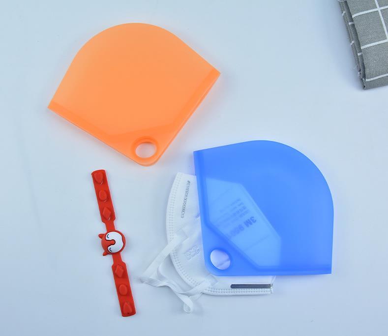 100pcs/lot Portable Silicone Organizer Dustproof And Moisture-proof Cover Holder Case Storage Isolate Bag Wholesale