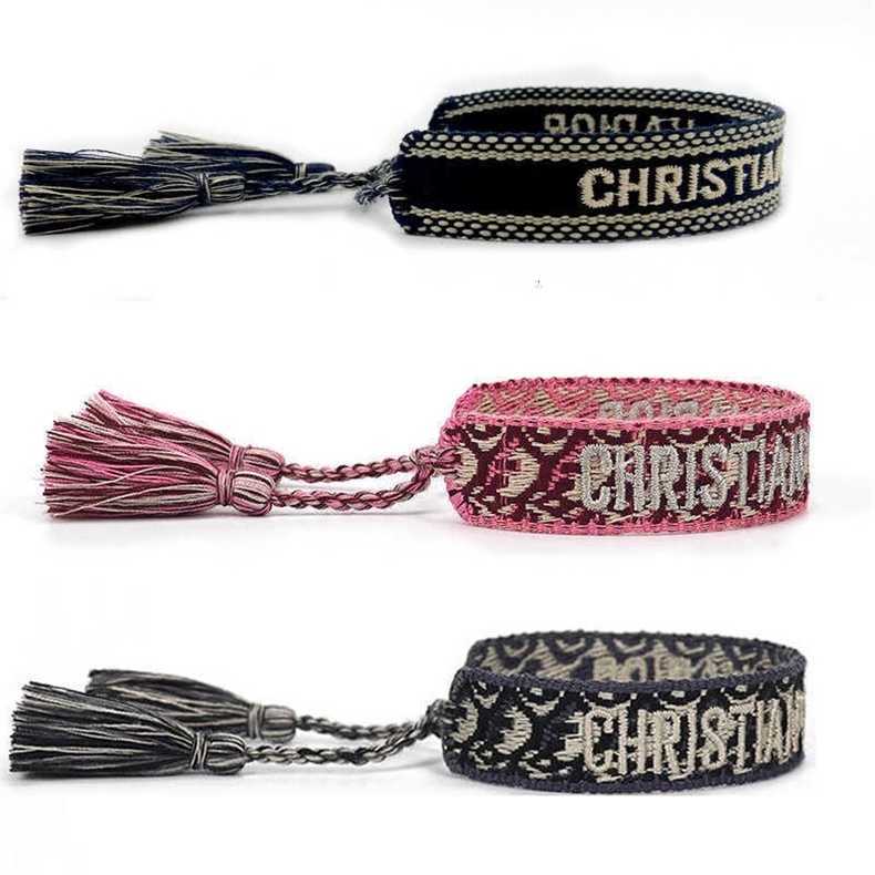 Fashion Bracelets Jewelry Handmade Signature Embroidered Daisy Cotton Women Men's Woven Fabric Tassel Adjustable Bracelet Fdwq
Fashion Bracelets Jewelry Handmade Signature Embroidered Daisy Cotton Women Men's Woven Fabric Tassel Adjustable Bracelet Fdwq