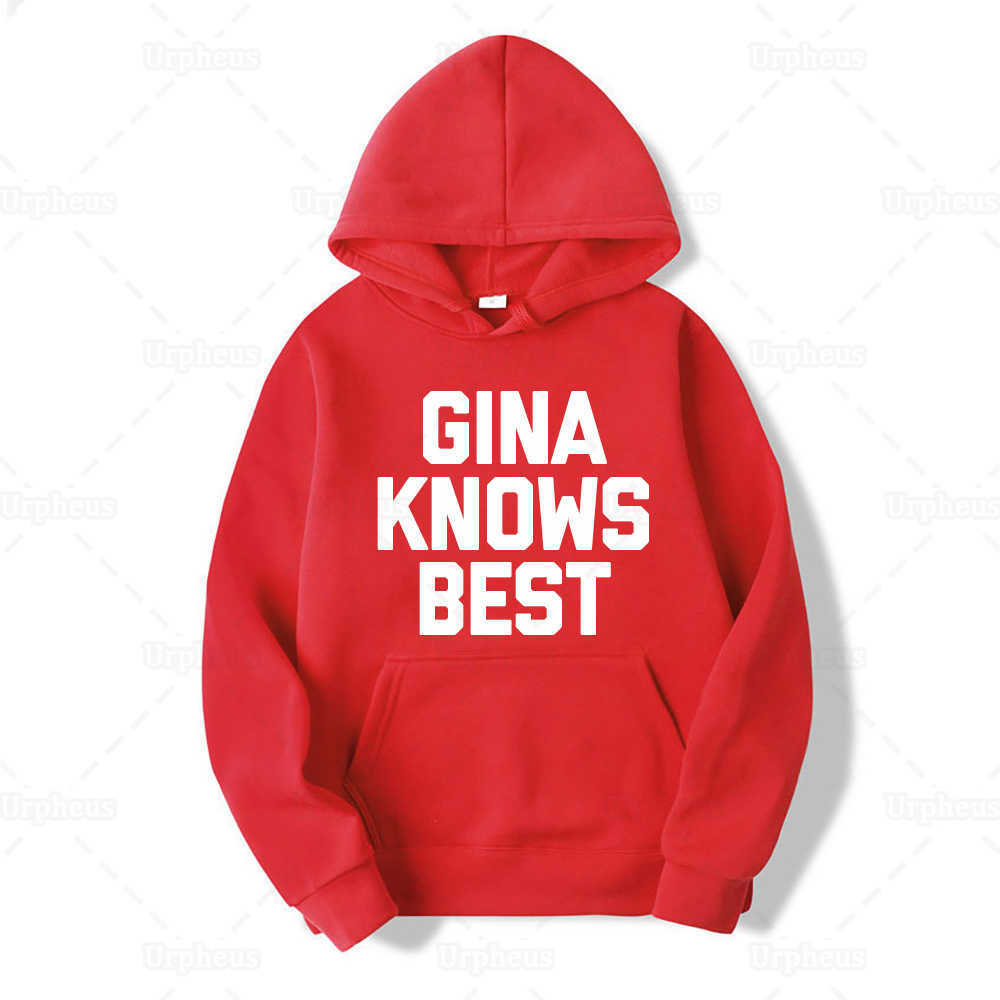 Brooklyn Nine Merch Gina Knows Hoodie Sweatershirt Same Style Graphic Hoodies 210910