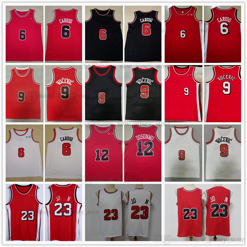Stitched Basketball 6 AlexCaruso Jerseys White 9 NikolaVucevic 12 AyoDosunmu Jersey shorts Black Red City For Man size S-XXL, As picture
Stitched Basketball 6 AlexCaruso Jerseys White 9 NikolaVucevic 12 AyoDosunmu Jersey shorts Black Red City For Man size S-XXL, As picture