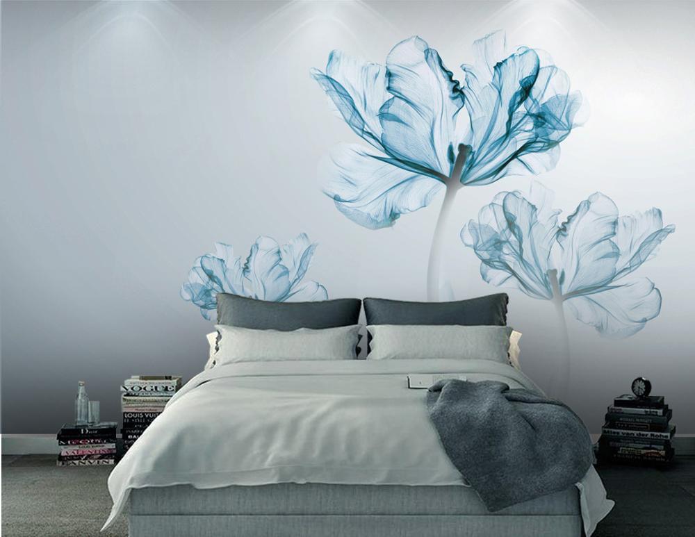 Wallpapers Modern Living Room TV Background Wall Blue Minimalist European-style Bedroom Wallpaper Stylish Flower Large Mural Customization, Style c
Wallpapers Modern Living Room TV Background Wall Blue Minimalist European-style Bedroom Wallpaper Stylish Flower Large Mural Customization, Style c