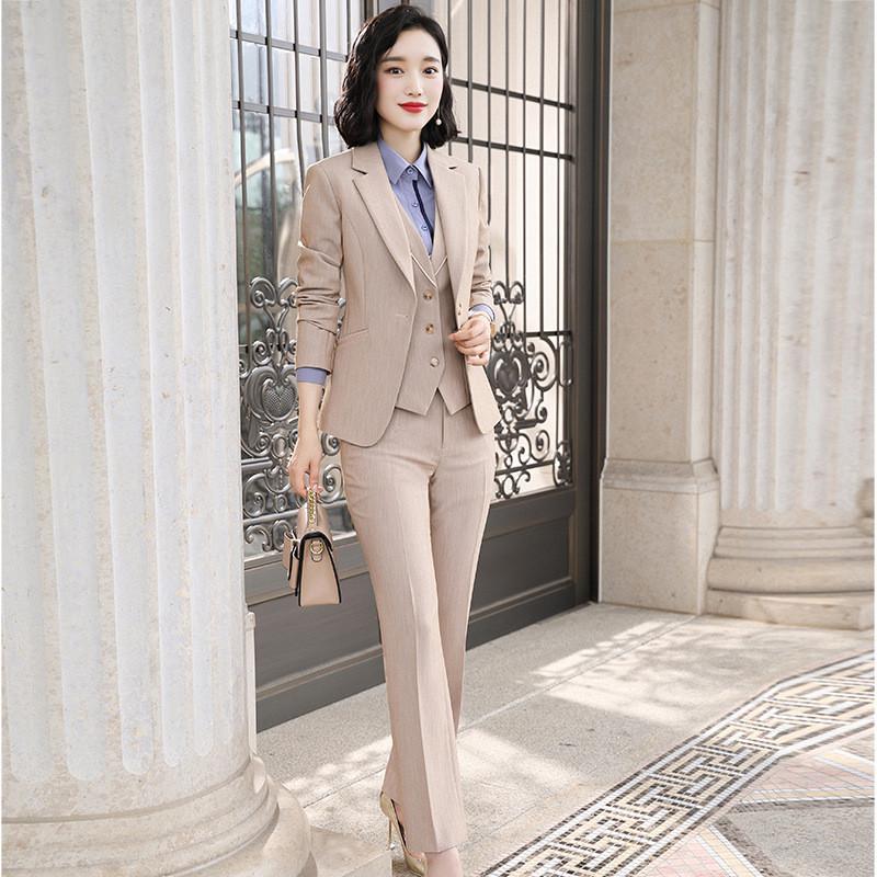 Women' Suits Fashion Slim Suit Three-piece (jacket + Pants Vest) Ladies Business Casual Formal Wear Two Piece, Black
Women' Suits Fashion Slim Suit Three-piece (jacket + Pants Vest) Ladies Business Casual Formal Wear Two Piece, Black