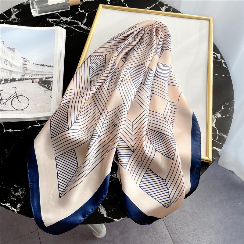 Scarves 2021 Female Silk Neck Scarf Square Hair Foulard Head Brand Shawls And Wraps Neckerchief Bandana 70*70cm Hijab
Scarves 2021 Female Silk Neck Scarf Square Hair Foulard Head Brand Shawls And Wraps Neckerchief Bandana 70*70cm Hijab