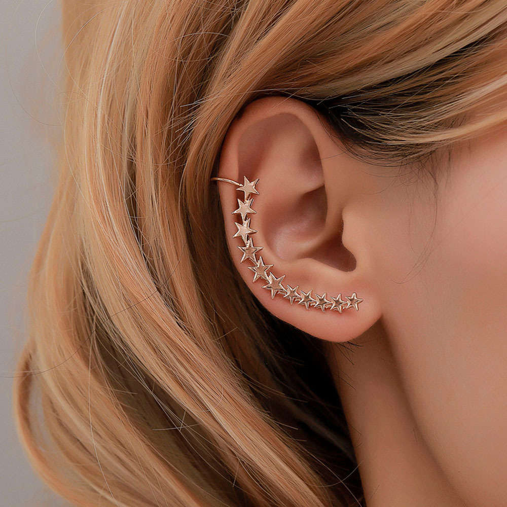 Minimalist Star Shape Long Ear Cuffs Stud Earrings Simple Ear Cuff Pins Climbers Earrings Jewelry For Women Crawlers Pin2021
Minimalist Star Shape Long Ear Cuffs Stud Earrings Simple Ear Cuff Pins Climbers Earrings Jewelry For Women Crawlers Pin2021