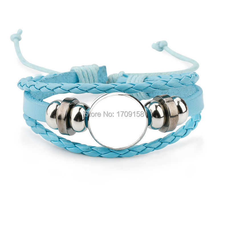 rope bracelets for sublimation fashion blank bracelet jewelry for thermal transfer printing style jewelry wholesale 210609