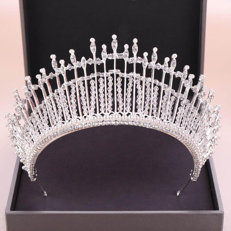 Hair Clips & Barrettes FORSEVEN Silver Color Bridal Wedding Dress Accessories Tiara European Lucury Elegant Crystal Crown Queen Jewelry Head, Golden;silver
Hair Clips & Barrettes FORSEVEN Silver Color Bridal Wedding Dress Accessories Tiara European Lucury Elegant Crystal Crown Queen Jewelry Head, Golden;silver