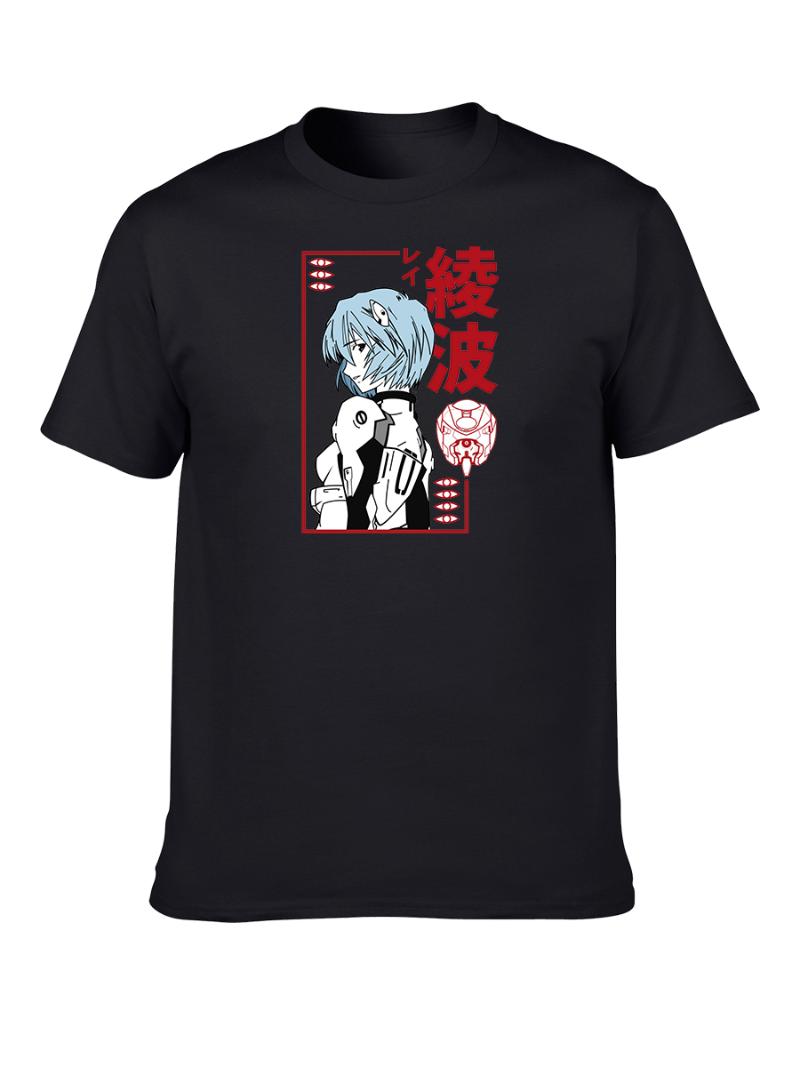 Neon Genesis Rei Ayanami 100% Cotton T-shirt Hip Hop High Street Fashion Simple Style Men And Women Plus Size Men's T-Shirts, Black
Neon Genesis Rei Ayanami 100% Cotton T-shirt Hip Hop High Street Fashion Simple Style Men And Women Plus Size Men's T-Shirts, Black