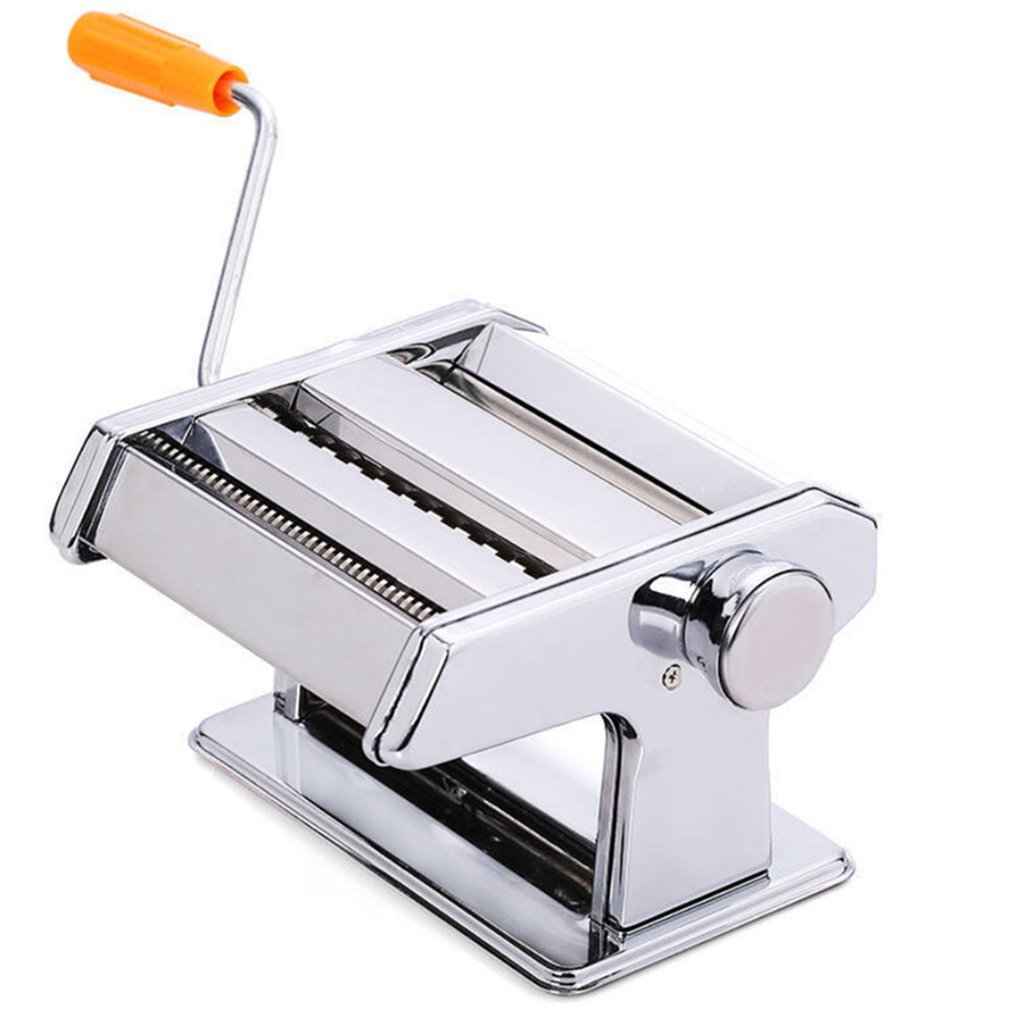 Mini Professional Pasta Maker Machine Hand Crank Bake Roller Spaghetti Noddle Maker Pasta Cutter For Kitchen Aid Mixer