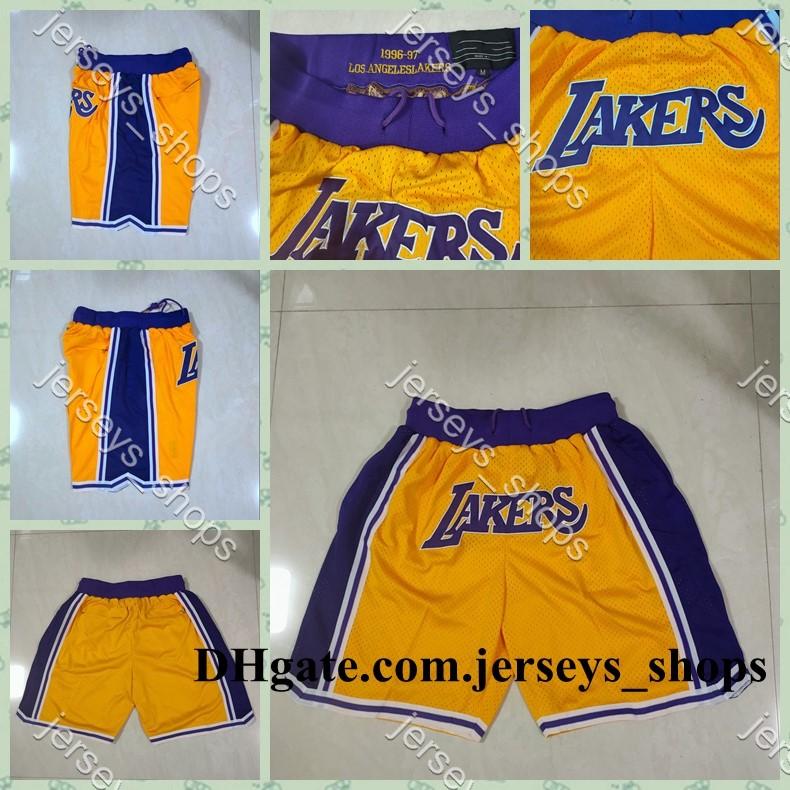 Mens JUST DON Pocket Basketball Shorts Stitched 1996-97 Yellow Pocket Los Angeles Lakers Shorts Lining Mesh Sports Pockets, Black;red
Mens JUST DON Pocket Basketball Shorts Stitched 1996-97 Yellow Pocket Los Angeles Lakers Shorts Lining Mesh Sports Pockets, Black;red