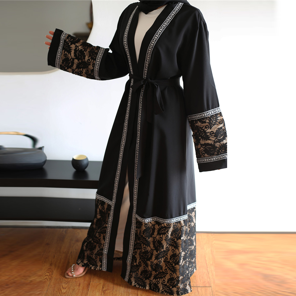 Black Eid Abaya Turkey Kimono Cardigan Kaftan Dubai Islam Hijab Muslim Dress Ramadan Islamic Clothing Abayas For Women Caftan
Black Eid Abaya Turkey Kimono Cardigan Kaftan Dubai Islam Hijab Muslim Dress Ramadan Islamic Clothing Abayas For Women Caftan