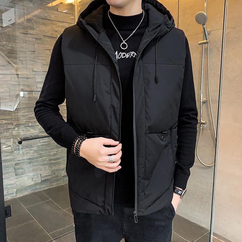 Men's Vests Autumn Winter Men Vest Jacket Hooded Down Cotton-Padded Warm Sleeveless Waistcoat Plus Size 7XL Overcoats Veste Gilet Y600, Black
Men's Vests Autumn Winter Men Vest Jacket Hooded Down Cotton-Padded Warm Sleeveless Waistcoat Plus Size 7XL Overcoats Veste Gilet Y600, Black
