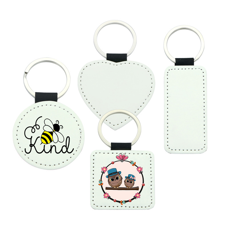 4 Styles Sublimation Keychain PU Leather Key Pendant Personalized DIY Gift for Friends Home Supplies
4 Styles Sublimation Keychain PU Leather Key Pendant Personalized DIY Gift for Friends Home Supplies