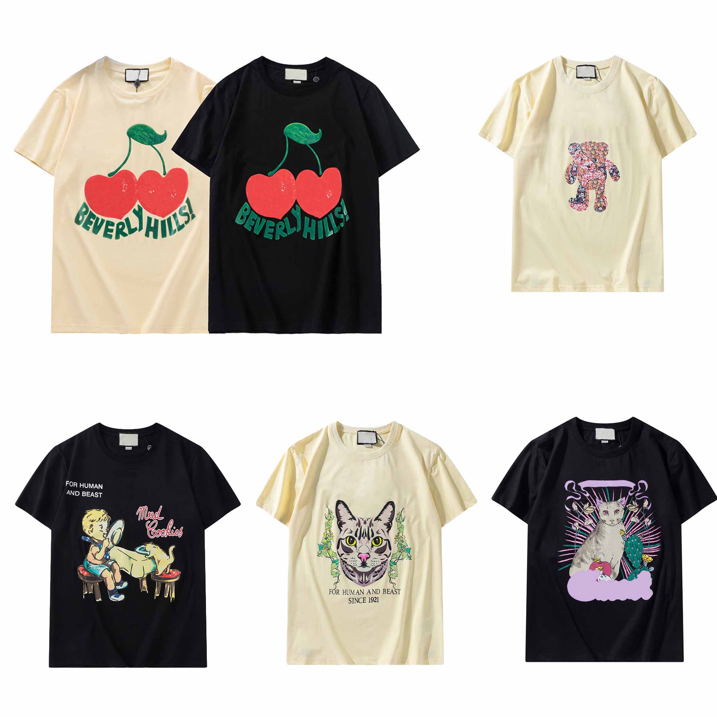 Women mens Fashion T-shirt Summer Casual Tees Womens Tops Clothing with Letters Printed T Shirts Female Short Sleeve 5 Styles optional, Beige-9608
Women mens Fashion T-shirt Summer Casual Tees Womens Tops Clothing with Letters Printed T Shirts Female Short Sleeve 5 Styles optional, Beige-9608