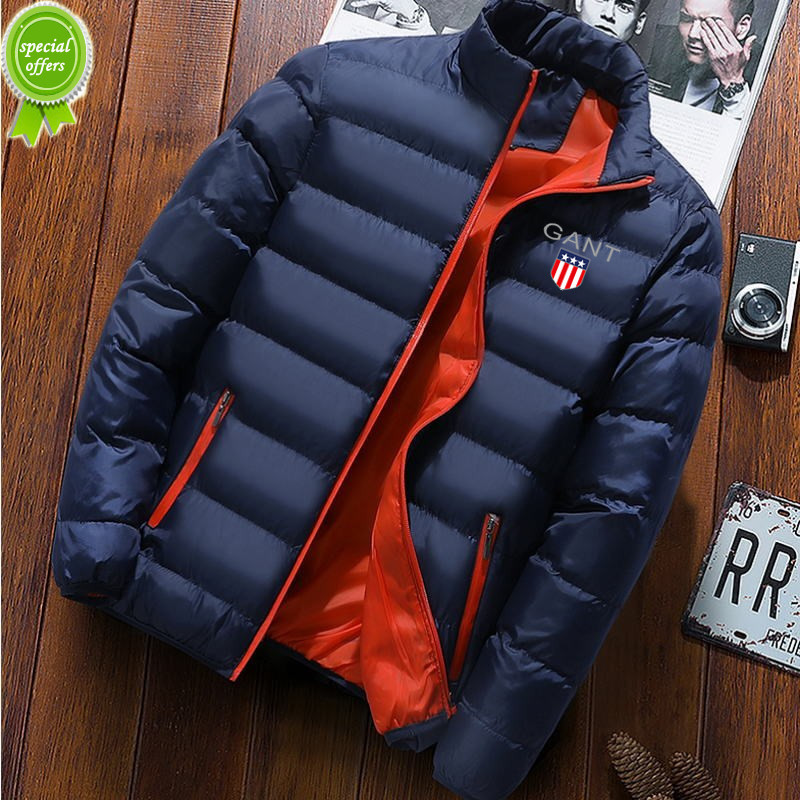 Down Winter Parka Gant Printed Warm Slim Outer Wear Cotton p Coat Men's Casual Jacket, Black
Down Winter Parka Gant Printed Warm Slim Outer Wear Cotton p Coat Men's Casual Jacket, Black