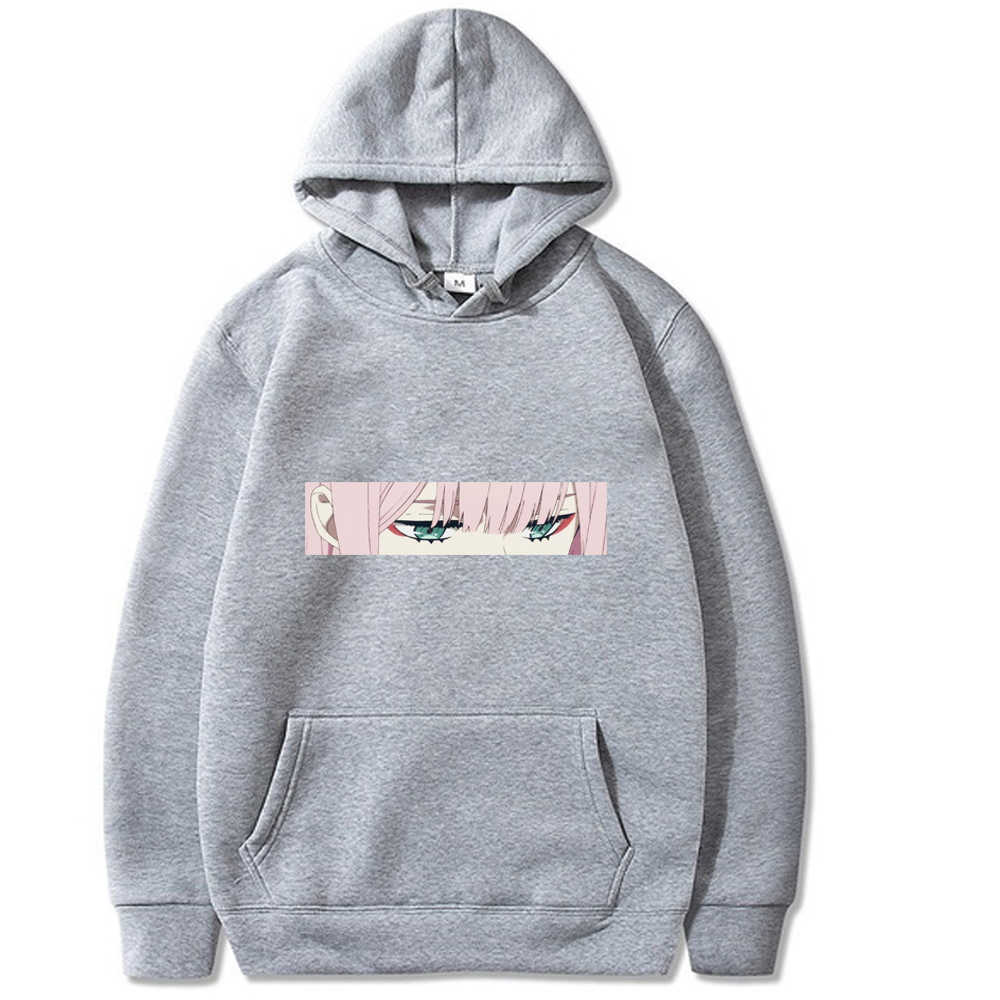 Zero Two Hoodies Pullovers Tops Unisex Clothes Y0803 Y0804