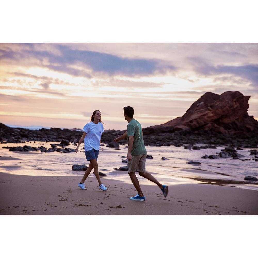 summer Artistic print t-shirt men 100% cotton breathable tops matching couple T shirt plus size SJ120049 210629