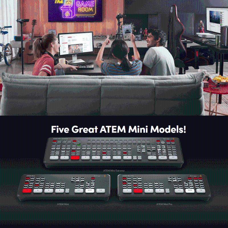 Original Blackmagic Design ATEM Mini Extreme Pro Live Stream Switcher Multi-view And Recording Features Lighting & Studio Accessories
Original Blackmagic Design ATEM Mini Extreme Pro Live Stream Switcher Multi-view And Recording Features Lighting & Studio Accessories