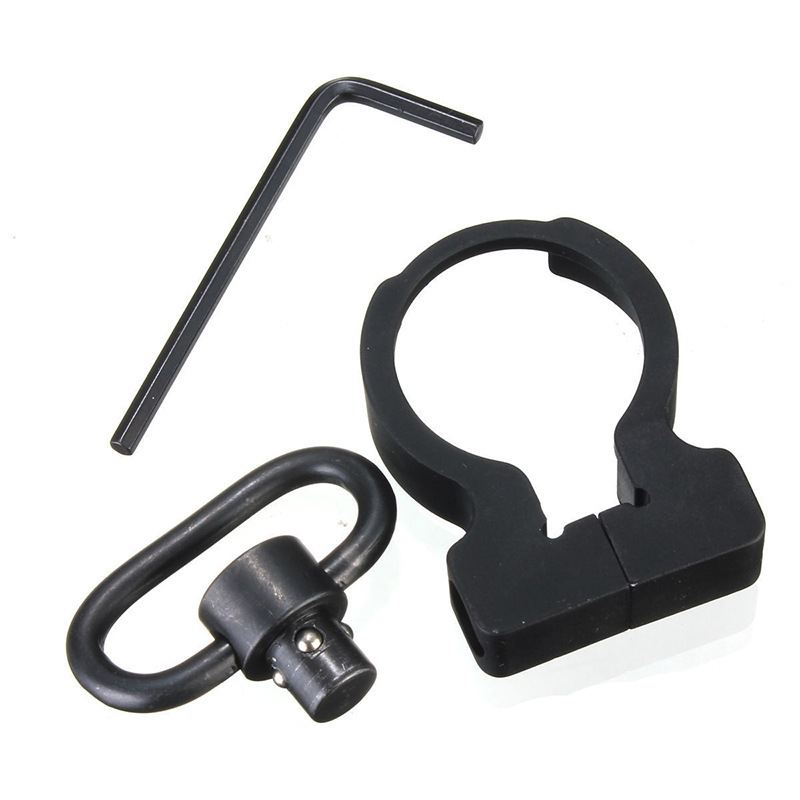 Airsoft M4 ar 15 accessories Aluminium Tactical QD Swivel Sling Attachment Clamp-on one Point Sling Adapter for hunting, Bk
Airsoft M4 ar 15 accessories Aluminium Tactical QD Swivel Sling Attachment Clamp-on one Point Sling Adapter for hunting, Bk