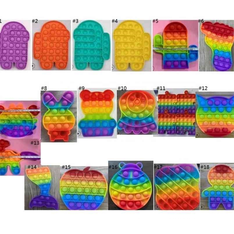 sensory Toys bubble poppers fidget push pop toy anti stress relief balls toys rainbow wolf rodent silicone bear crab squeezy game Autism Spe
sensory Toys bubble poppers fidget push pop toy anti stress relief balls toys rainbow wolf rodent silicone bear crab squeezy game Autism Spe