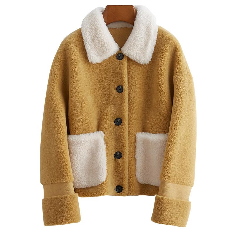 Women's Fur & Faux Coats Female Real Sheep Shearling Jackets For Women Winter Short Coat Abrigos Y Chaquetas De Invierno Para Mujer Wxl13, Black
Women's Fur & Faux Coats Female Real Sheep Shearling Jackets For Women Winter Short Coat Abrigos Y Chaquetas De Invierno Para Mujer Wxl13, Black