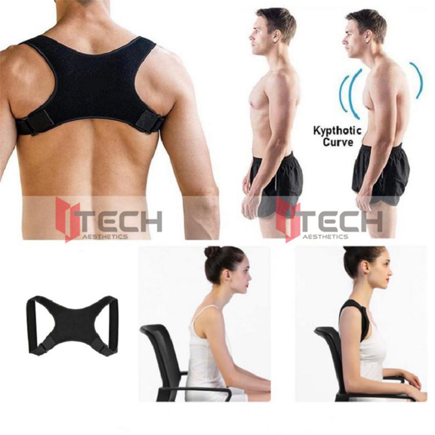 high quality posture corrector back posture corrector corrector posture 2 colors options with ok cloth nylon for adult men women, Gray 
high quality posture corrector back posture corrector corrector posture 2 colors options with ok cloth nylon for adult men women, Gray