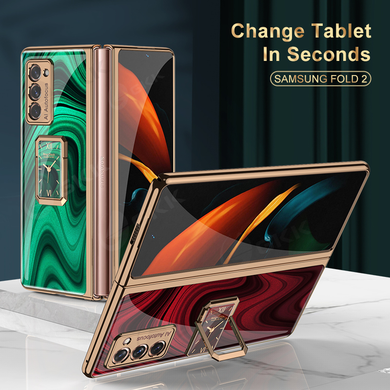 For Samsung Galaxy Z Fold 2 Case Luxury Glass Rotating Phone Case Bracket Stand Samsung Fold 2 Full Protection Cover Coque Funda
For Samsung Galaxy Z Fold 2 Case Luxury Glass Rotating Phone Case Bracket Stand Samsung Fold 2 Full Protection Cover Coque Funda