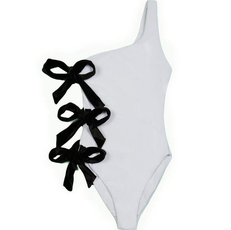 One Piece Swimsuit New Off The Shoulder Vintage Swimwear Women Bandage Padded Bathing Suits Beach Wear Swim Suit Biquini Bathers XG68A, White;black
One Piece Swimsuit New Off The Shoulder Vintage Swimwear Women Bandage Padded Bathing Suits Beach Wear Swim Suit Biquini Bathers XG68A, White;black