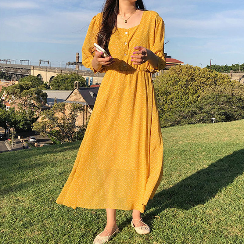 2021mozuleva 2021 vintage square collar dot print women a-line dress short sleeve summer chiffon female dress red vestidos femme, Black;gray
2021mozuleva 2021 vintage square collar dot print women a-line dress short sleeve summer chiffon female dress red vestidos femme, Black;gray