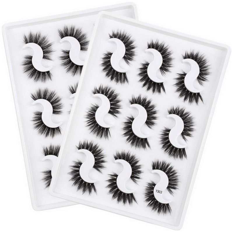 9 Pairs Eyelash Packaging Imitation Mink Eyelashes 3D Natural Fiber Lashes Tapared Crisscross Thick Winged Makeup Eye Lash
9 Pairs Eyelash Packaging Imitation Mink Eyelashes 3D Natural Fiber Lashes Tapared Crisscross Thick Winged Makeup Eye Lash