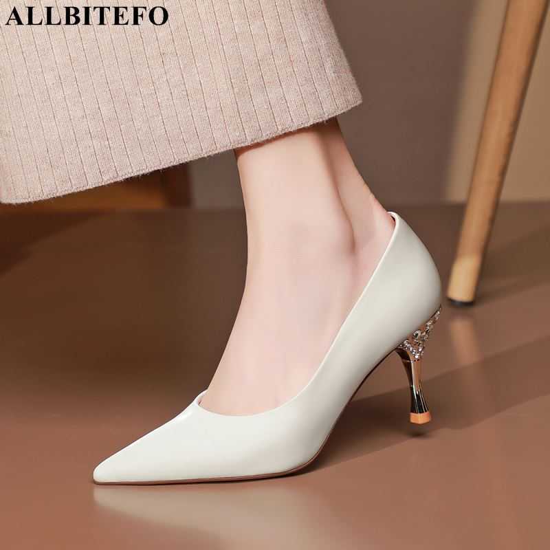 ALLBITEFO heels genuine leather high heels wedding women shoes alons hauts femme women heels shoes high heel shoes 210611, As picture
ALLBITEFO heels genuine leather high heels wedding women shoes alons hauts femme women heels shoes high heel shoes 210611, As picture