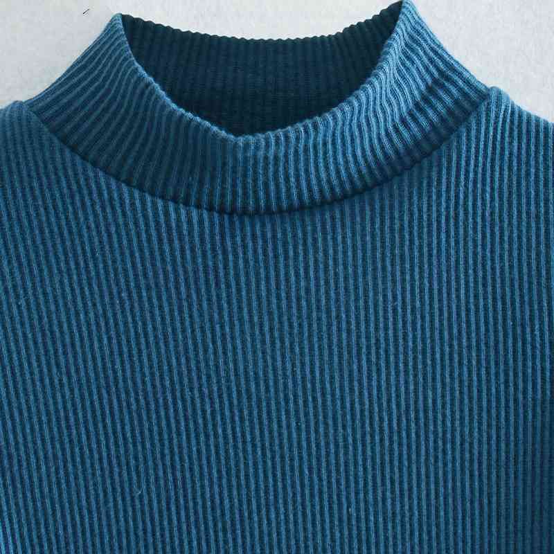 Vintage Women Sexy Backless Knitted Shirts Spring Fashion Ladies Elegant Bomb Knitwear Cute Girls Chic Tops Female 210430
