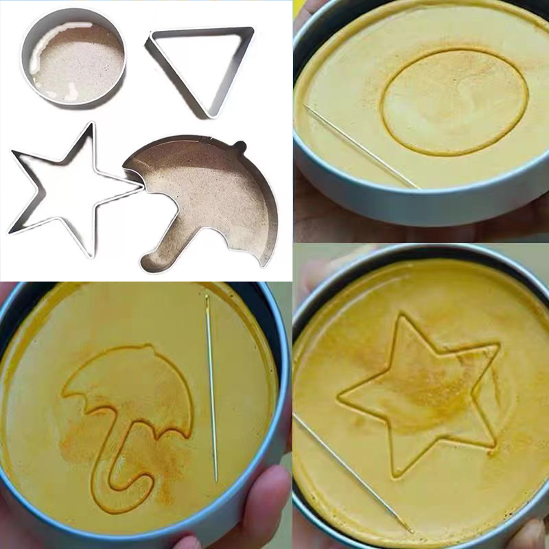 Sugar Honeycomb Mold Baking Biscuit 4-Piece Set Full Kit Dalgona Candy Recipe Round Pentagonal Star Umbrella-shaped Triangle as Squid Game TH10181
Sugar Honeycomb Mold Baking Biscuit 4-Piece Set Full Kit Dalgona Candy Recipe Round Pentagonal Star Umbrella-shaped Triangle as Squid Game TH10181