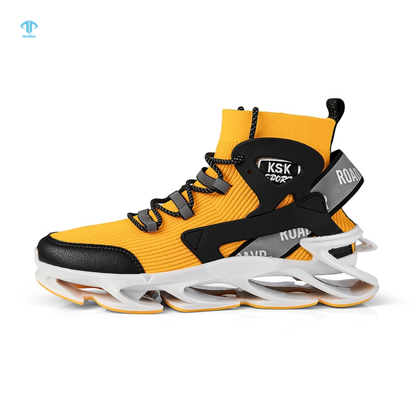 THRILLER Men Spring Blade Running Shoes Large Size High-Tops All-Match Inner Increased Mesh Breathable Sneakers
THRILLER Men Spring Blade Running Shoes Large Size High-Tops All-Match Inner Increased Mesh Breathable Sneakers