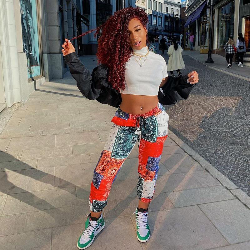 Women Joggers Sweatpant 3D Bandana Floral Print Trousers Jogging Pants Ladies Casual Hip Hop Streetwear Sports XXL Women' & Capris, Multicolor
Women Joggers Sweatpant 3D Bandana Floral Print Trousers Jogging Pants Ladies Casual Hip Hop Streetwear Sports XXL Women' & Capris, Multicolor