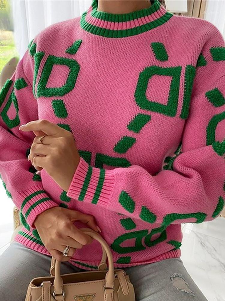 Women' Sweaters Women Pink 2021 Autumn Winter Long Sleeve Sweater Y2K Casual Vintage Knitted Green O Neck Pullover Oversized Jumpers
Women' Sweaters Women Pink 2021 Autumn Winter Long Sleeve Sweater Y2K Casual Vintage Knitted Green O Neck Pullover Oversized Jumpers